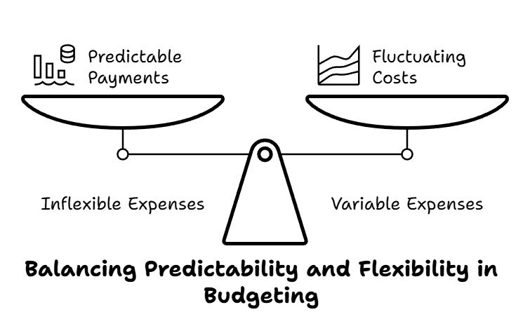 What are Inflexible Expenses visual selection 3